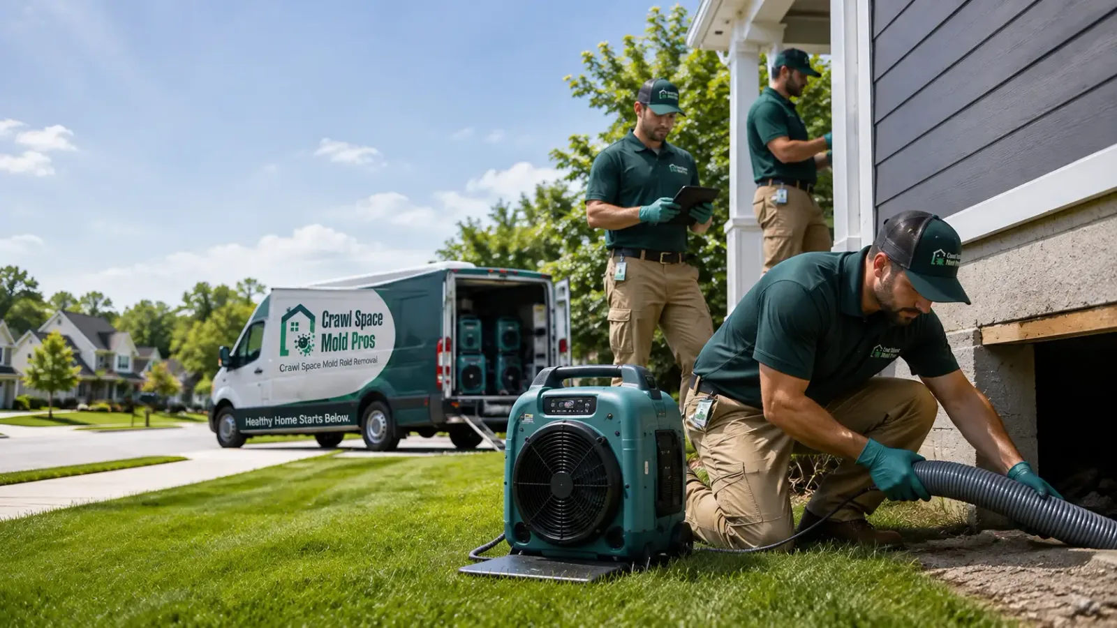 Crawl Space Mold Removal in Bailey, MI
